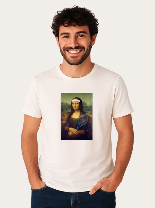 T-shirt Uomo - APOH MONA LISA TENNIS - Kiabi