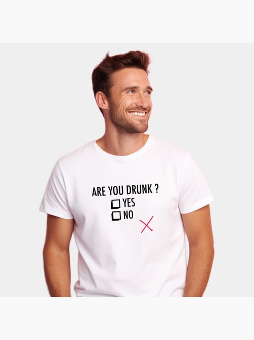 T-shirt Uomo - ARE YOU DRUNK - Kiabi