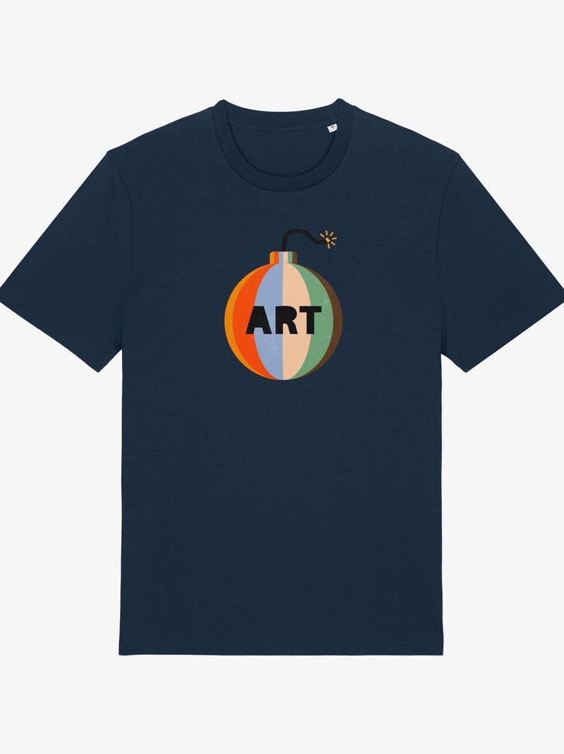 T-shirt Uomo - ART BOMB Blu marino - Kiabi