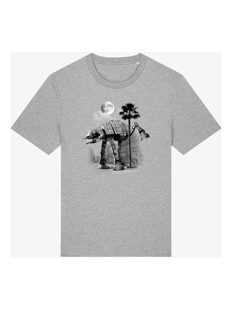 T-shirt Uomo - ATA PEE TIME Grigio melangiato - Kiabi
