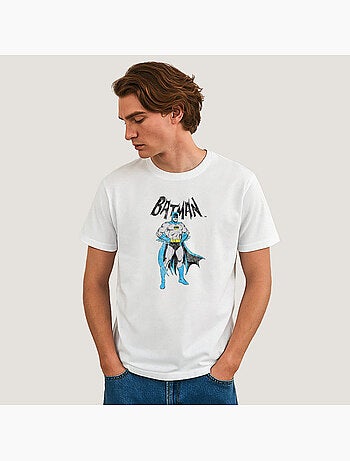 T-shirt Uomo - BATMAN GREY & BLUE