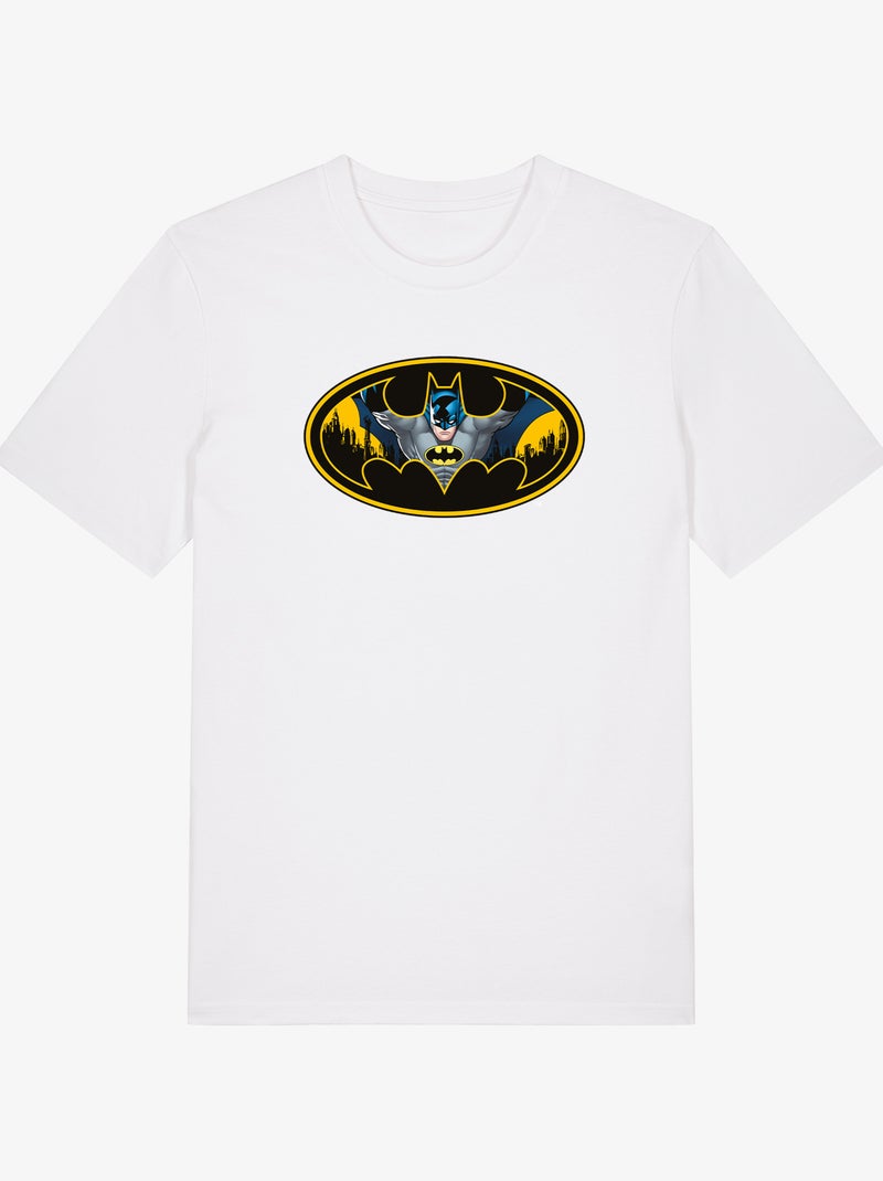 T-shirt Uomo - BATMAN LOGO COULEUR Bianco - Kiabi
