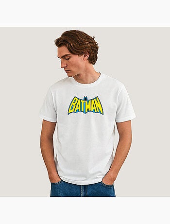 T-shirt Uomo - BATMAN LOGO YELLOW BLUE