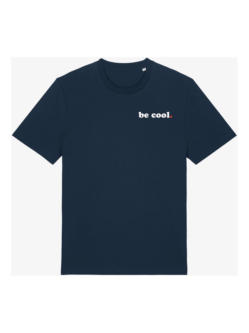 T-shirt Uomo - BE COOL CŒUR Blu marino - Kiabi