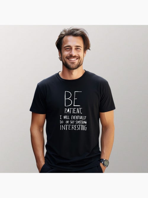 T-shirt Uomo - BE PATIENT - Kiabi