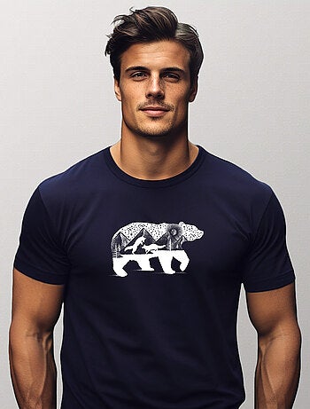 T-shirt Uomo - BEAR AND FOXES