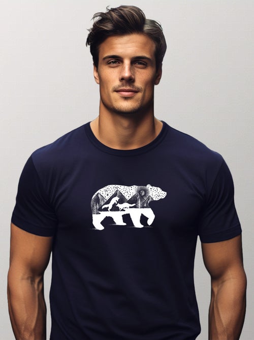 T-shirt Uomo - BEAR AND FOXES - Kiabi
