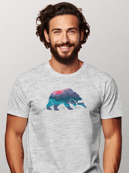T-shirt Uomo - BEAR COUNTRY - Kiabi