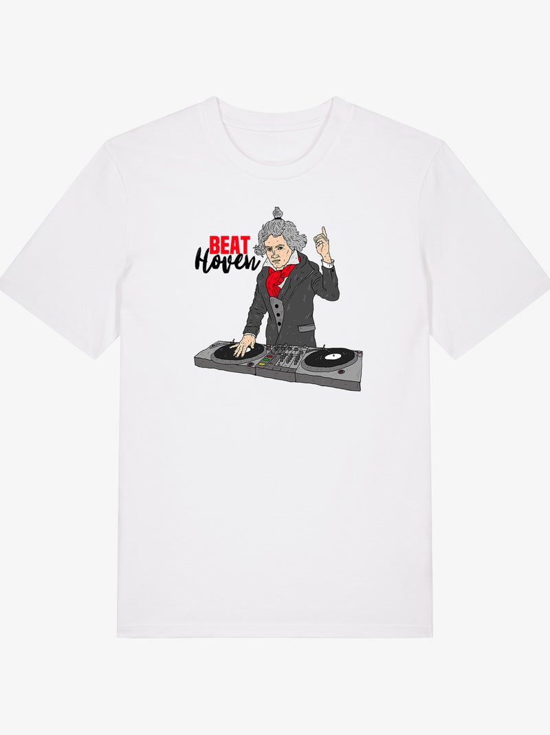 T-shirt Uomo - BEAT HOVEN Bianco - Kiabi