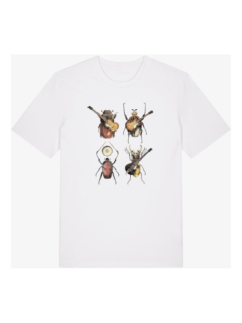 T-shirt Uomo - BEETLES Bianco - Kiabi
