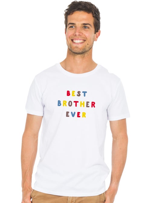 T-shirt Uomo - BEST BROTHER EVER COLORÉ WAF - Kiabi