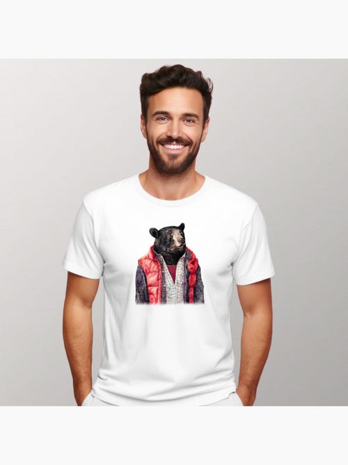 T-shirt Uomo - BLACK BEAR - Kiabi