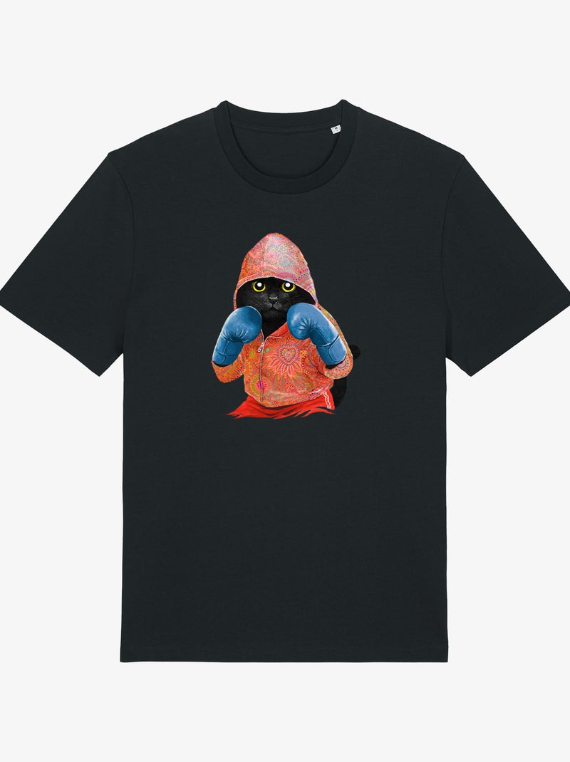 T-shirt Uomo - BOXING CAT BLACK Nero - Kiabi