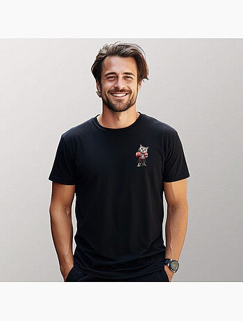 T-shirt Uomo - BOXING CAT CŒUR