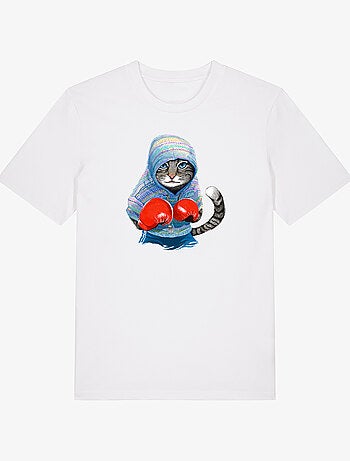 T-shirt Uomo - BOXING CAT GREY
