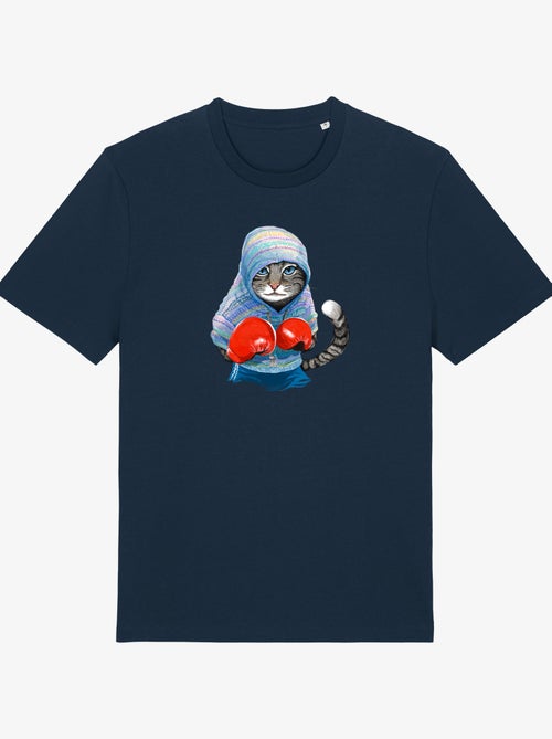 T-shirt Uomo - BOXING CAT GREY - Kiabi