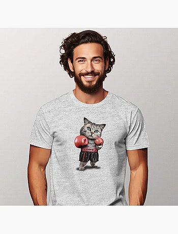 T-shirt Uomo - BOXING CAT