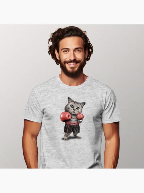 T-shirt Uomo - BOXING CAT - Kiabi