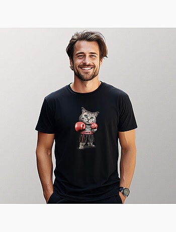 T-shirt Uomo - BOXING CAT