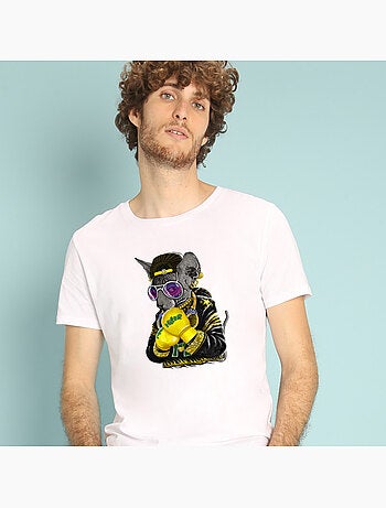 T-shirt Uomo - BOXING CAT SIAMESE