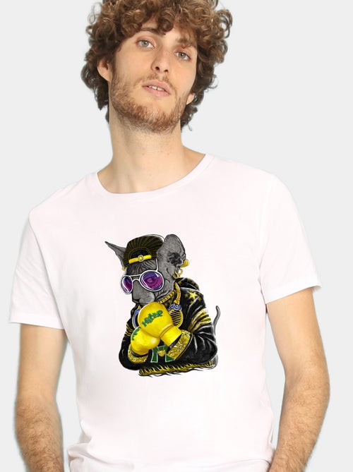 T-shirt Uomo - BOXING CAT SIAMESE - Kiabi