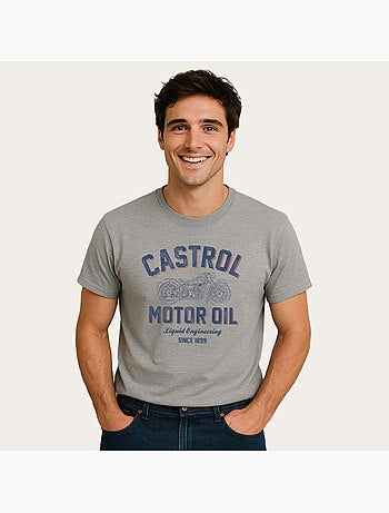 T-shirt uomo - castrol liquid engineering