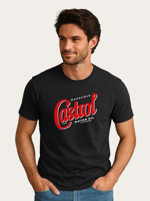 T-shirt Uomo - CASTROL REGISTERED LOGO - Kiabi