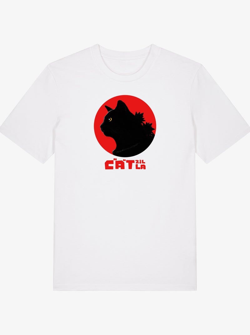 T-shirt Uomo - CATZILLA Bianco - Kiabi