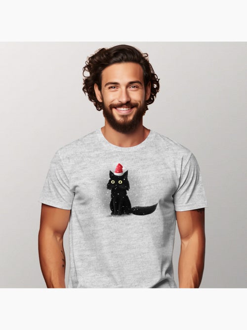 T-shirt Uomo - CHRISTMAS CAT - Kiabi