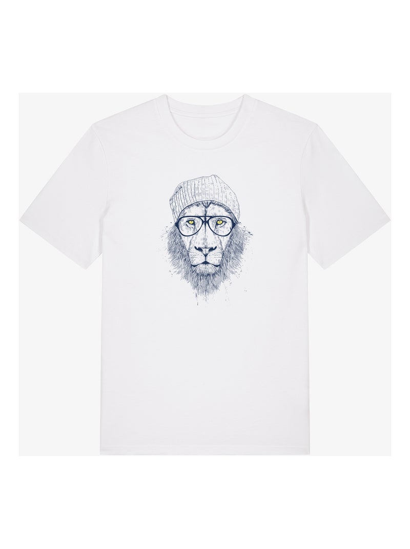 T-shirt Uomo - COOL LION Bianco - Kiabi