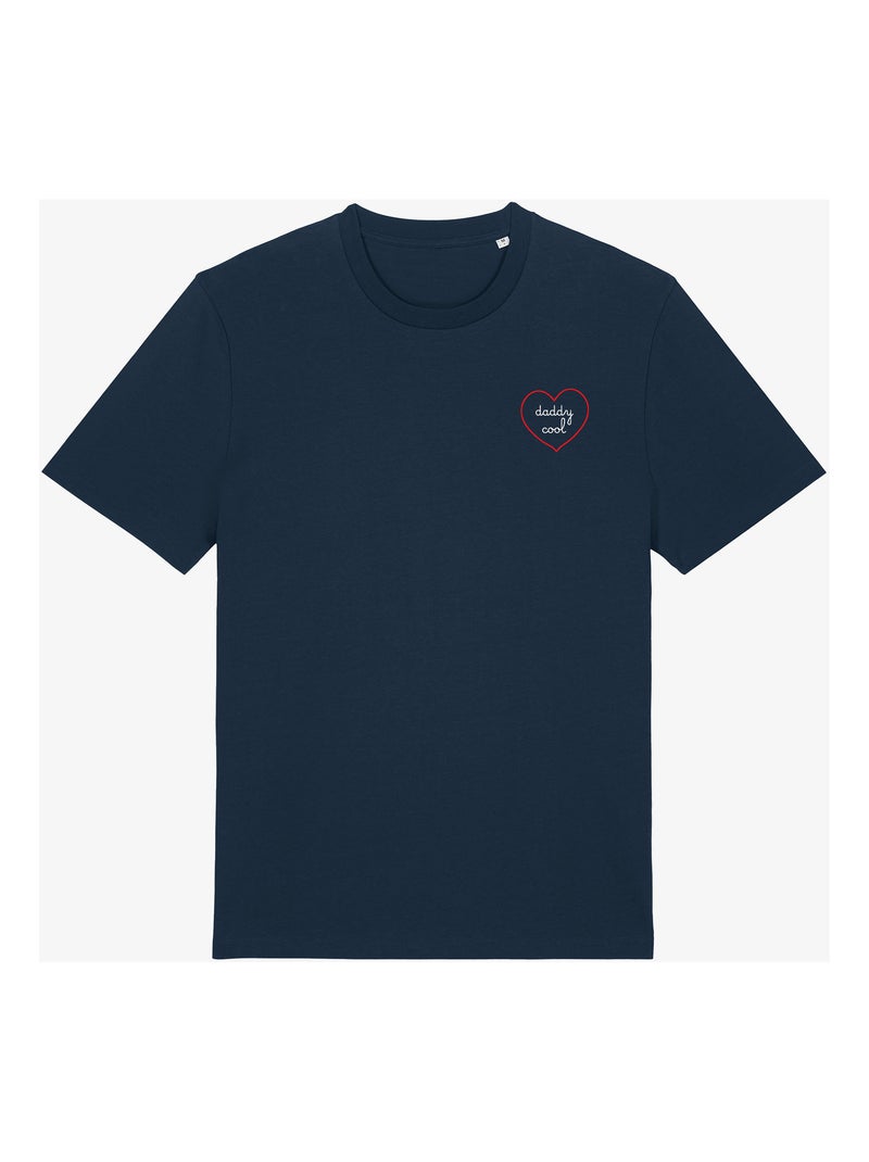 T-shirt Uomo - DADDY COOL - COEUR Blu marino - Kiabi