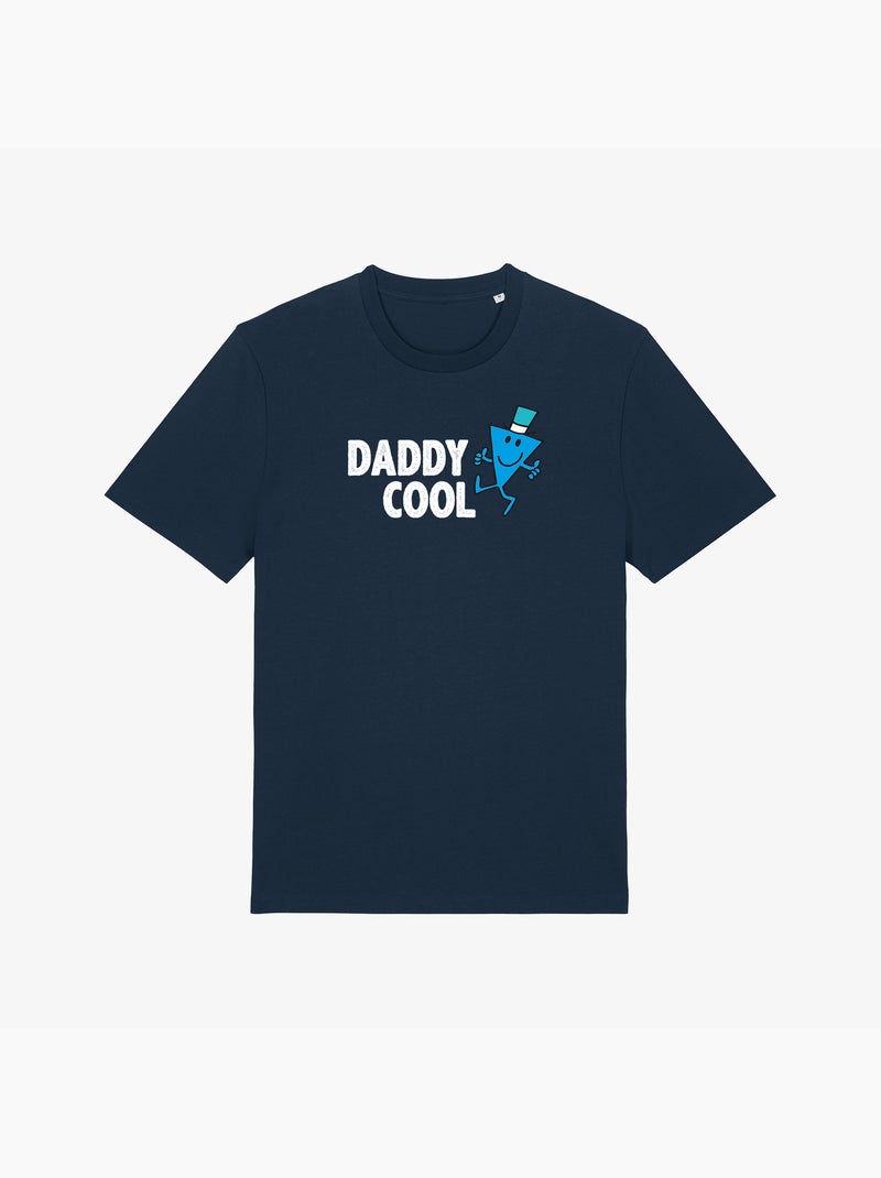 T-shirt Uomo - DADDY COOL FACE 2 Blu marino - Kiabi