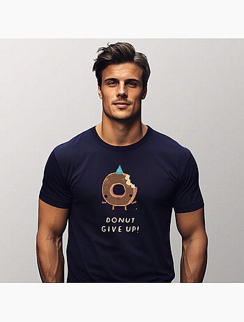 T-shirt Uomo - DONUT GIVE UP