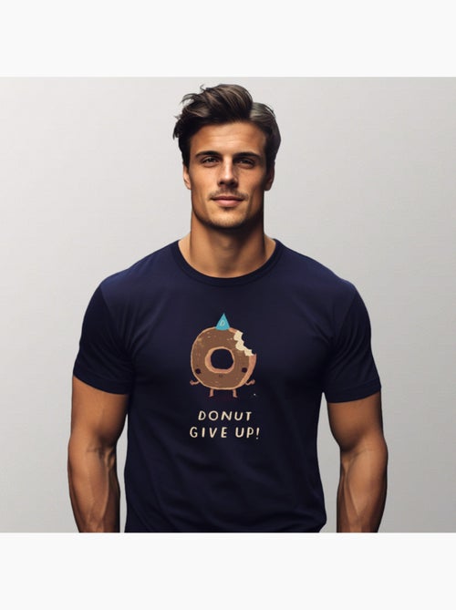 T-shirt Uomo - DONUT GIVE UP - Kiabi
