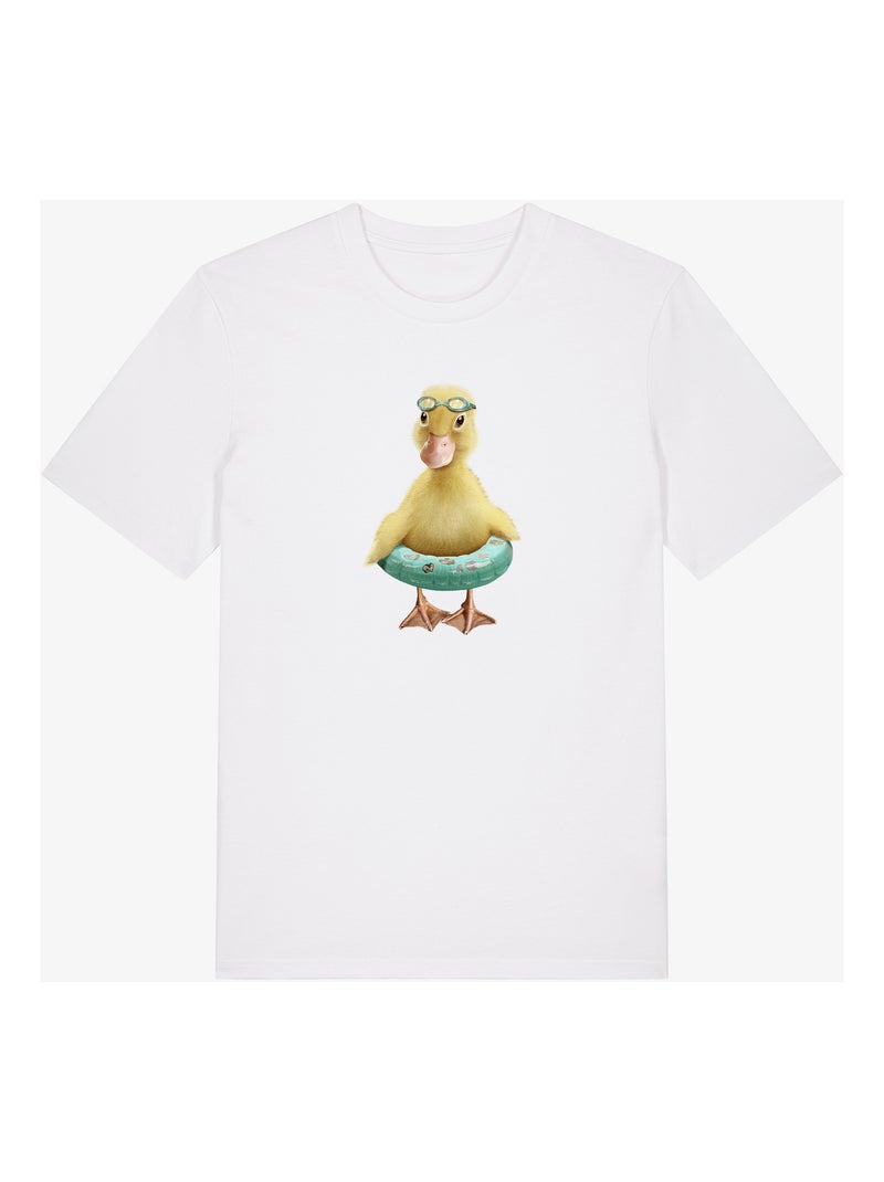 T-shirt Uomo - DUCK BOUEE Bianco - Kiabi