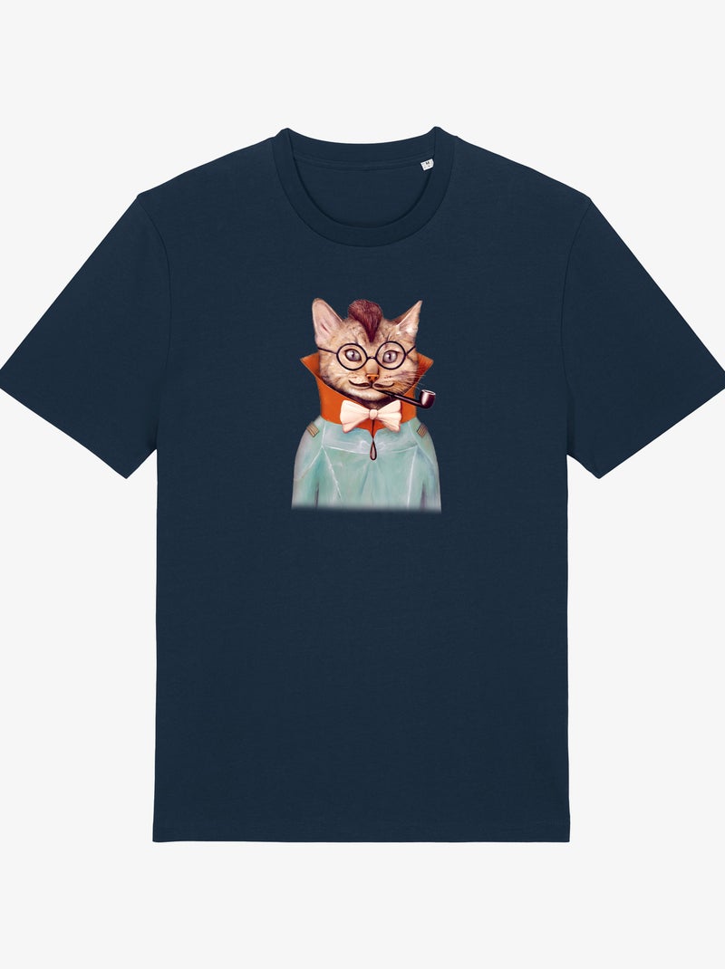 T-shirt Uomo - ELECTRIC CAT Blu marino - Kiabi