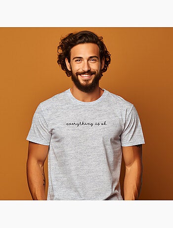 T-shirt Uomo - EVERYTHING IS OK