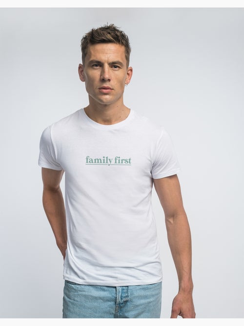 T-shirt Uomo - FAMILY FIRST VERT - Kiabi
