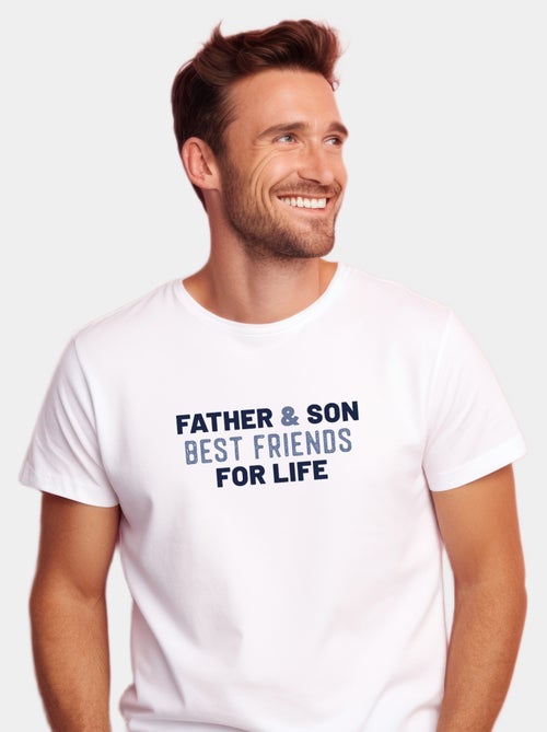 T-shirt Uomo - FATHER AND SON BEST FRIENDS FOR LIFE - Kiabi