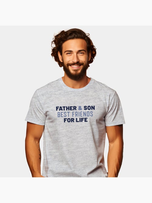 T-shirt Uomo - FATHER AND SON BEST FRIENDS FOR LIFE - Kiabi