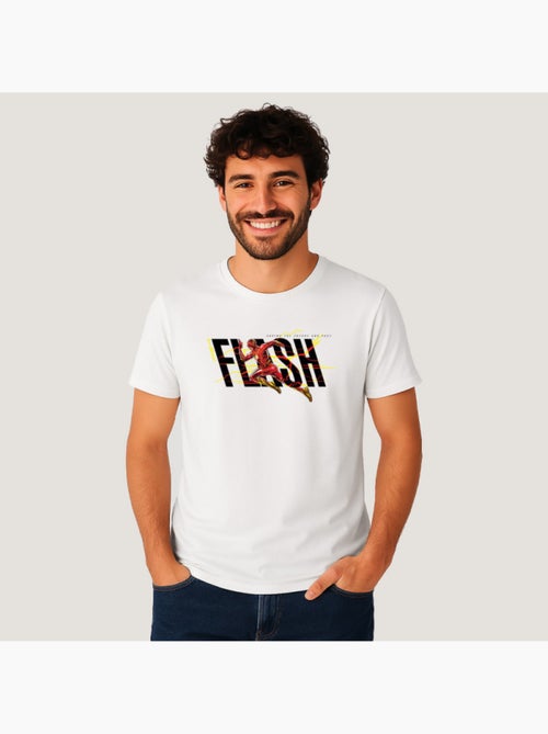 T-shirt Uomo - FLASH BLACK SAVING THE FUTURE AND PAST - Kiabi