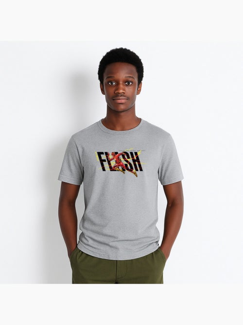 T-shirt Uomo - FLASH BLACK SAVING THE FUTURE AND PAST - Kiabi