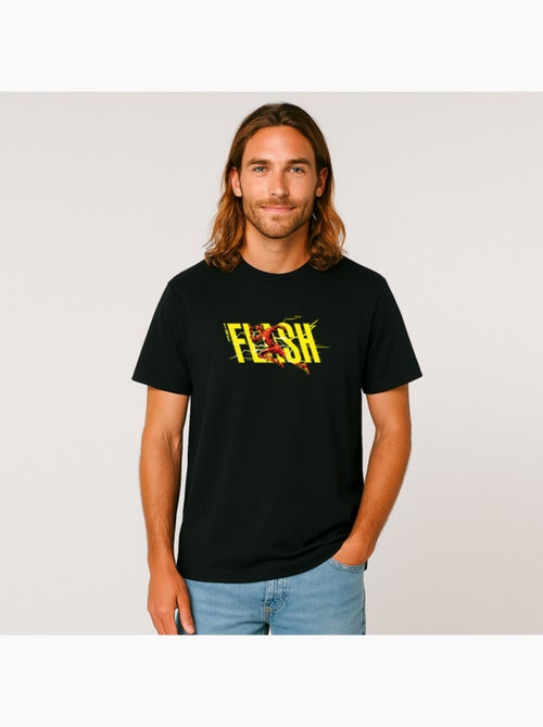 T-shirt Uomo - FLASH YELLOW SAVING THE FUTURE AND PAST - Kiabi