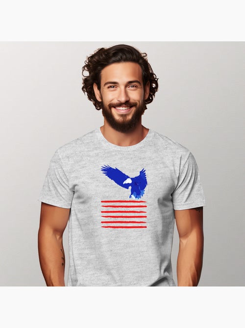 T-shirt Uomo - FLYING THE FLAG - Kiabi