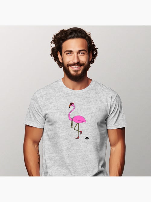 T-shirt Uomo - FREDERICK THE FLAMINGO - Kiabi