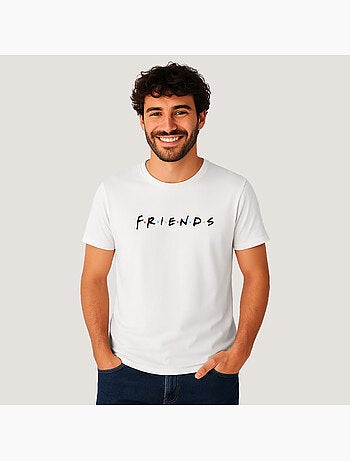 T-shirt Uomo - FRIENDS LOGO BLACK