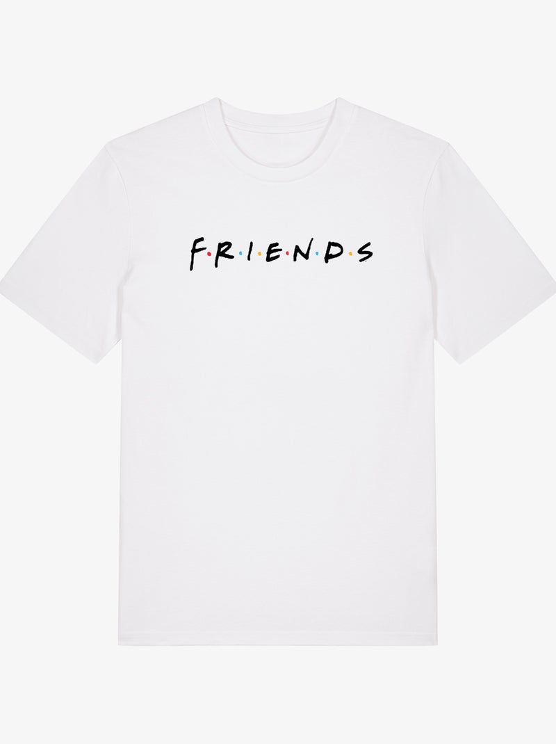 T-shirt Uomo - FRIENDS LOGO BLACK Bianco - Kiabi