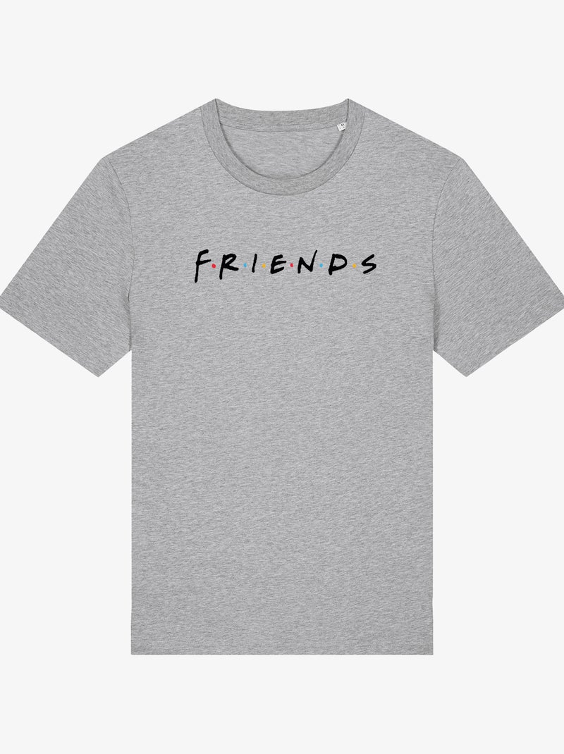 T-shirt Uomo - FRIENDS LOGO BLACK Grigio melangiato - Kiabi