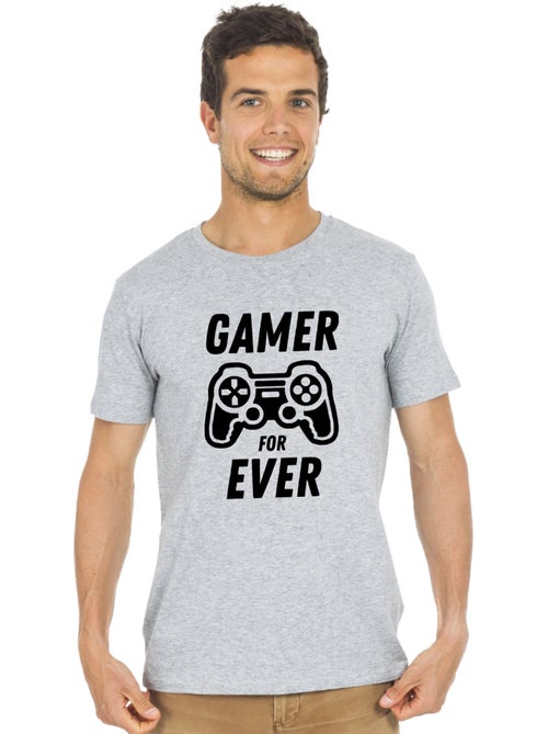 T-shirt Uomo - GAMER FOR EVER - Kiabi