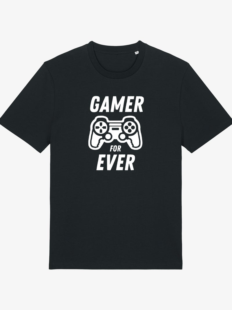 T-shirt Uomo - GAMER FOR EVER Nero - Kiabi